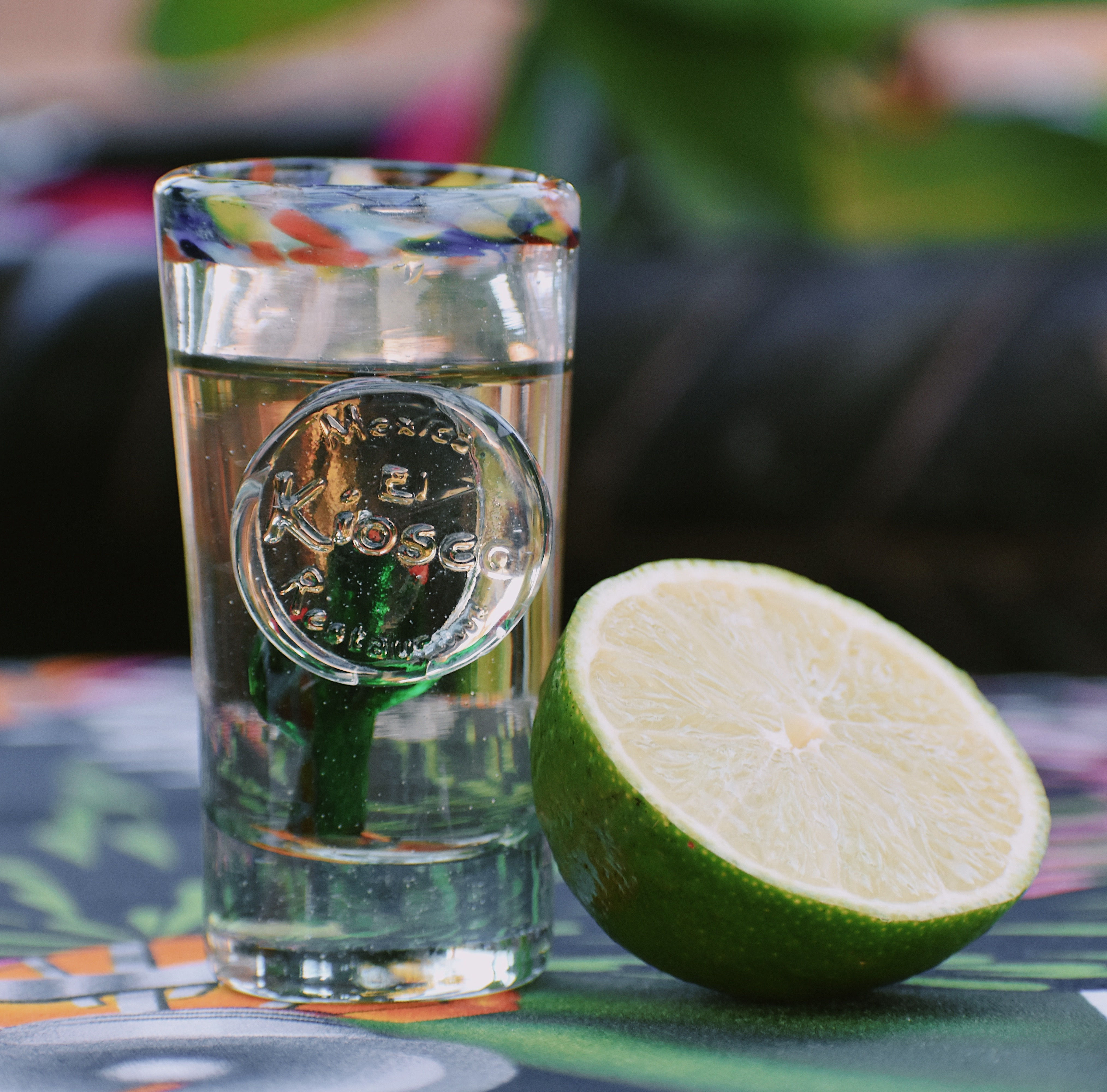 Handmade El Kiosco Tequila Shot Glass