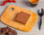 Sablé au chocolat au lait, caramel beurre salé