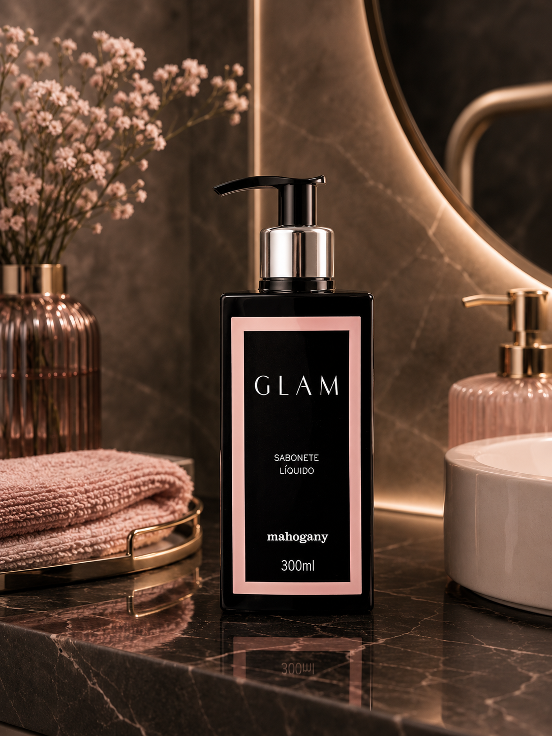 Sabonete Líquido Glam, 300ml