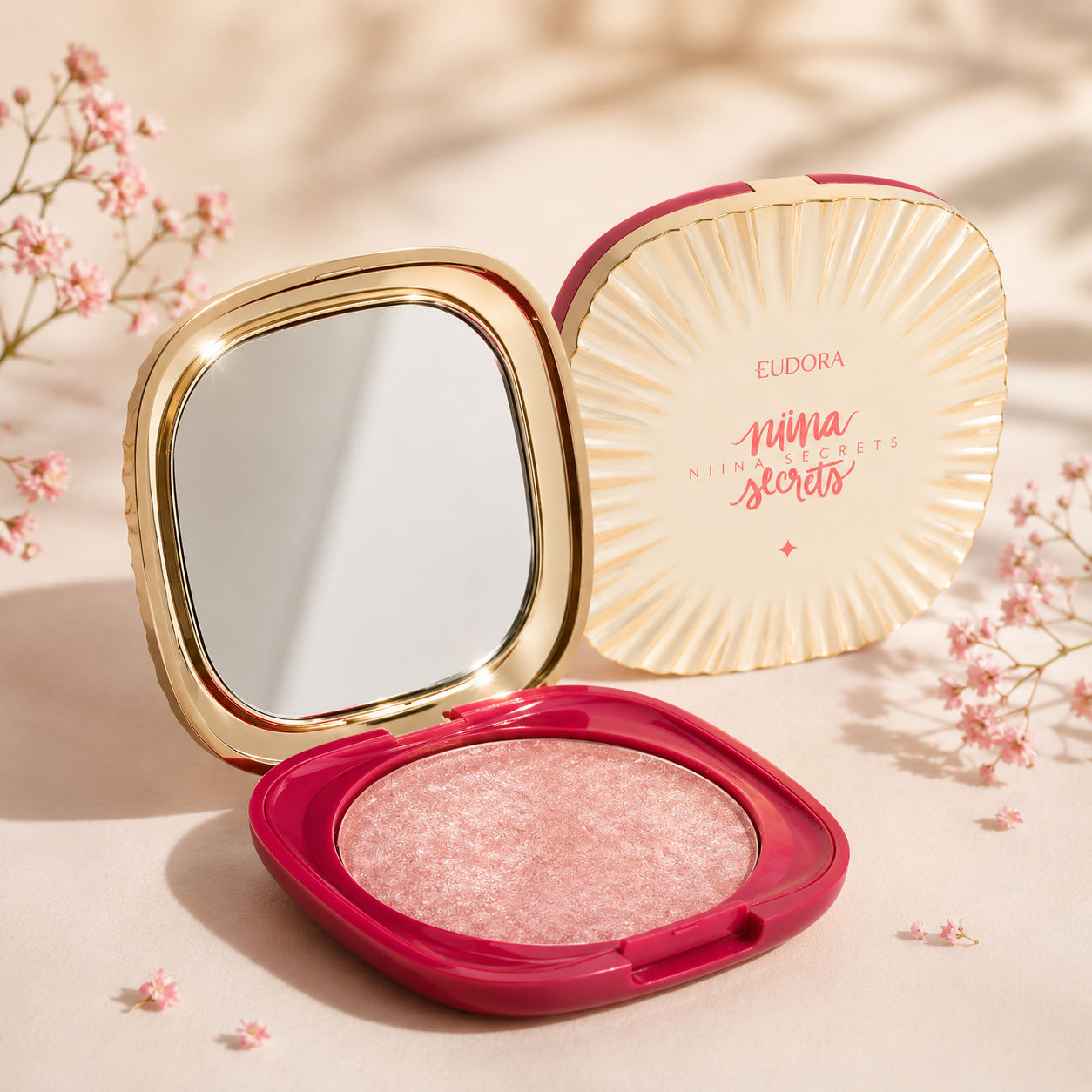 Blush Marmorizado Niina Secrets, Cor 1