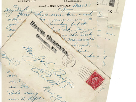 I shall be lonesome—Letter Home—Mar. 25, 1920