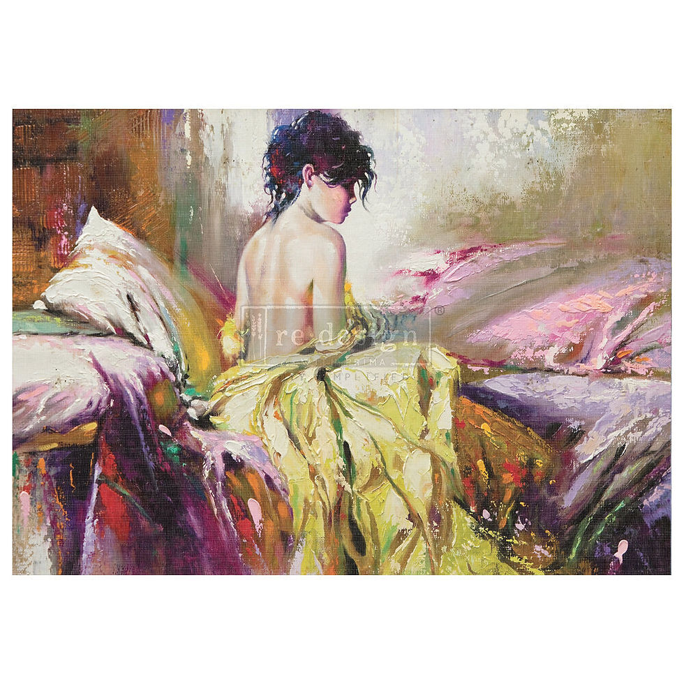 'Peaceful' A1 Decoupage Tissue Paper | Redesign With Prima | Large 23.4" X 33.1"