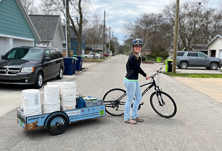 Bike and Trailer