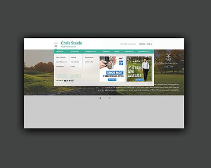 Jodie Bean digital web website header design