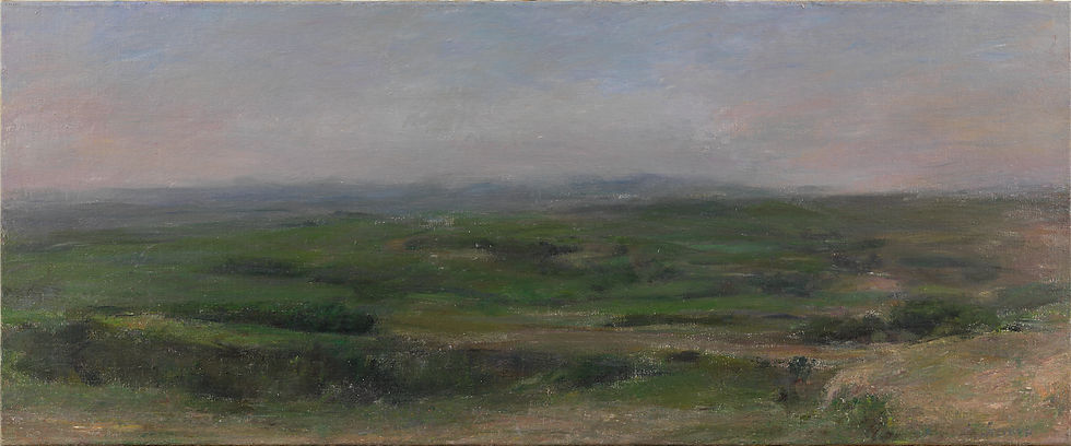 Pénédes rectangulaire(55,6 x 136cm) Oil on canvas