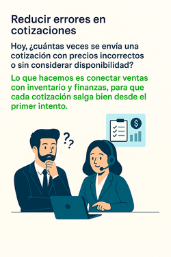 Cotizando con precisión desde el primer intento