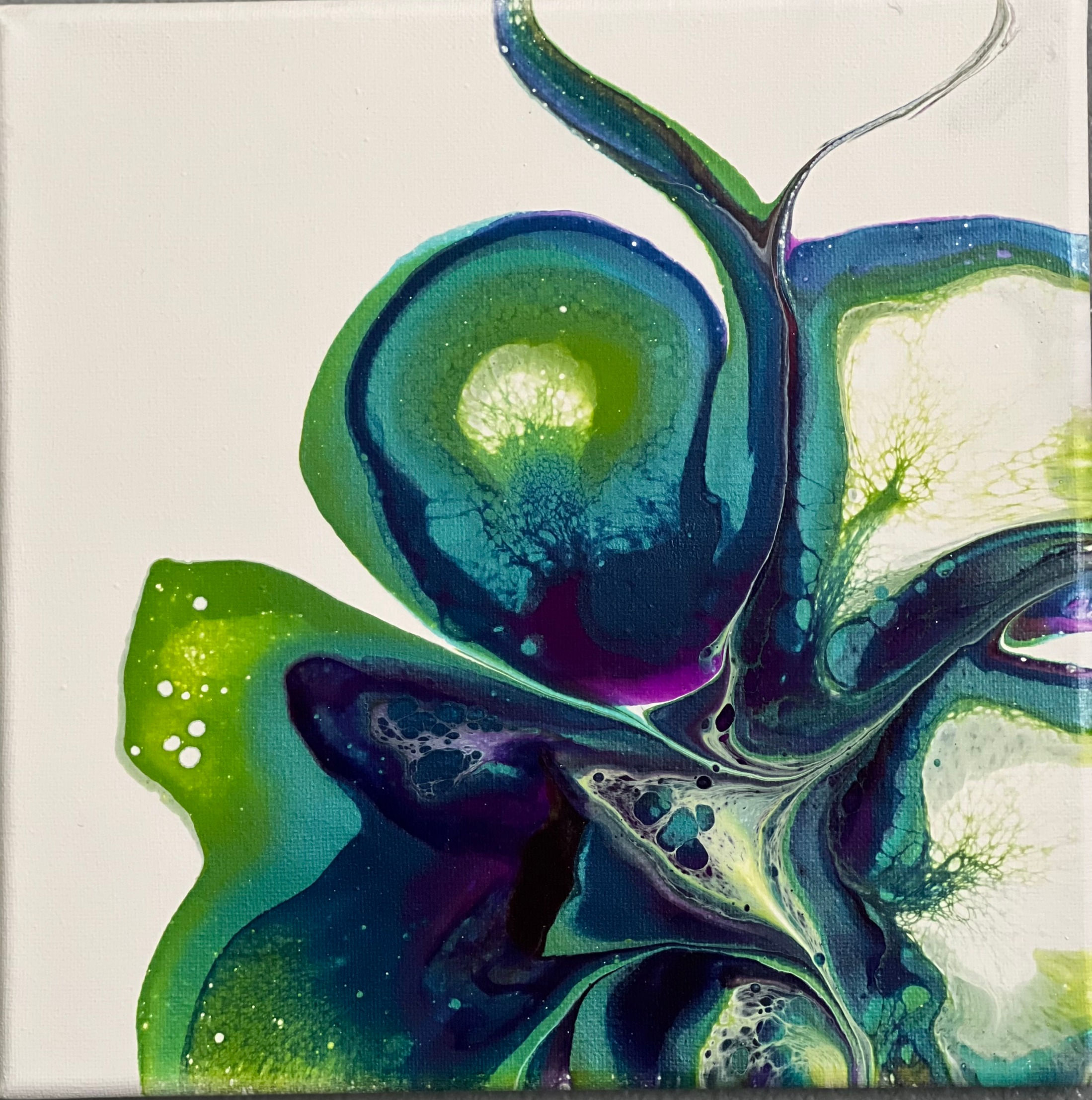 10 x 10 acrylic color painting