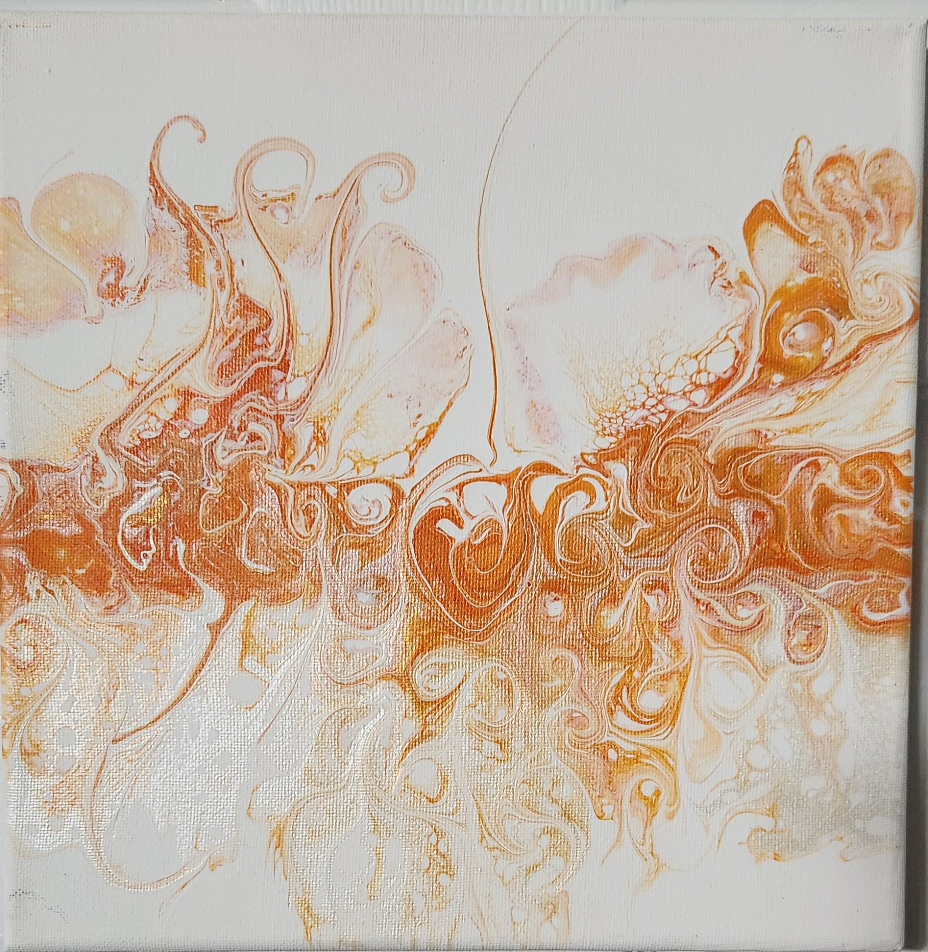 10 x 10 acrylic canvas painting 