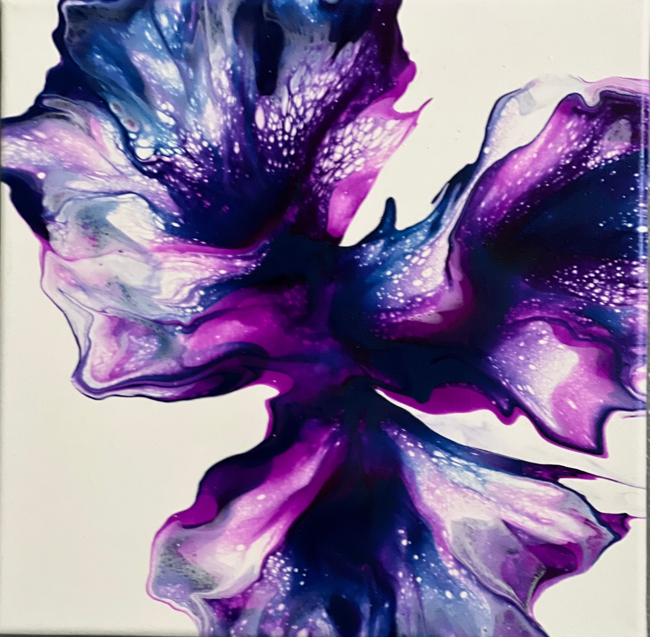 10 x 10 acrylic color painting