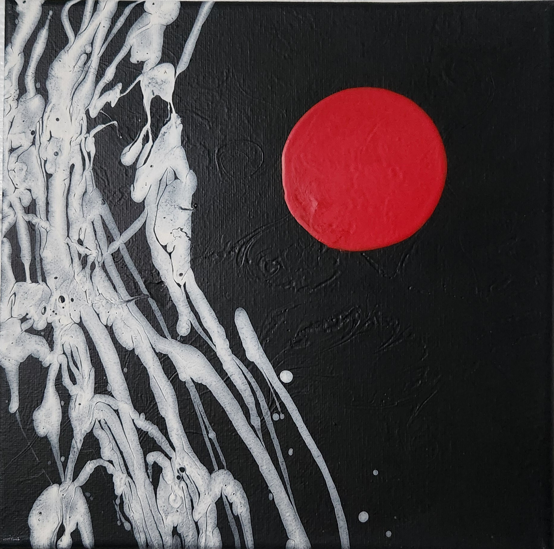 10 x 10 acrylic canvas painting 