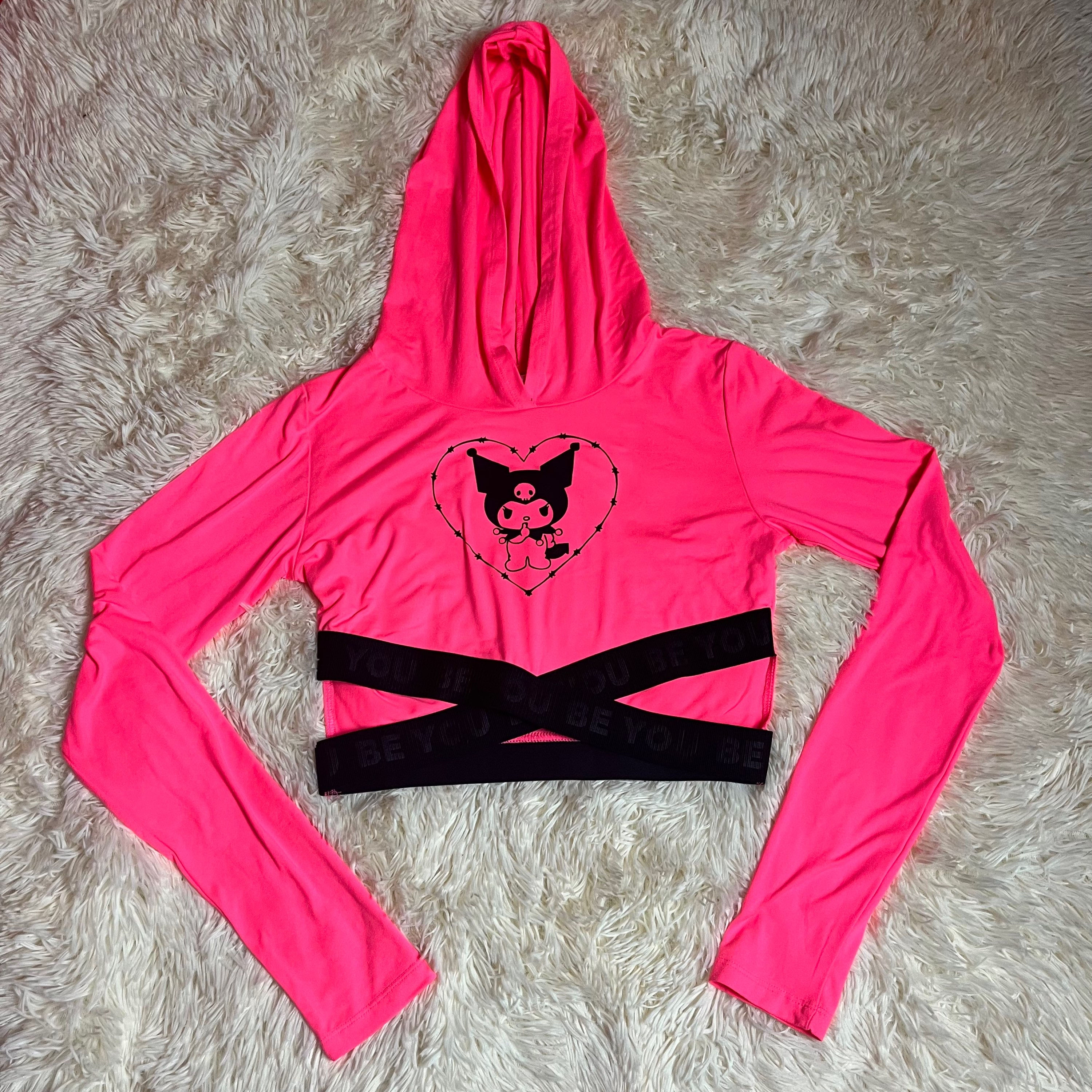 Kuromi Crop Hood