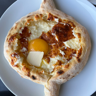Khachapuri; a traditional Georgian cuisine