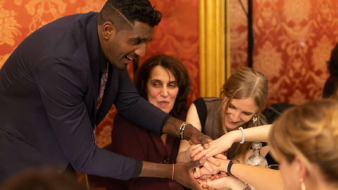 Tour de magie en déambulation