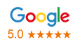 Logo Google avec 5 étoiles