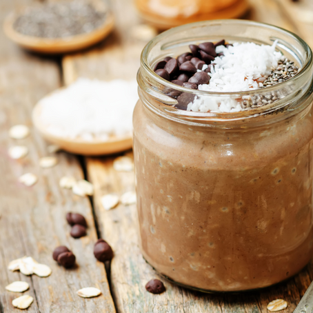 Overnight oat m. chokladbollssmak