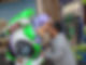 A Trips Inc.™ traveler in Disneyland face to face with Buzz Lightyear