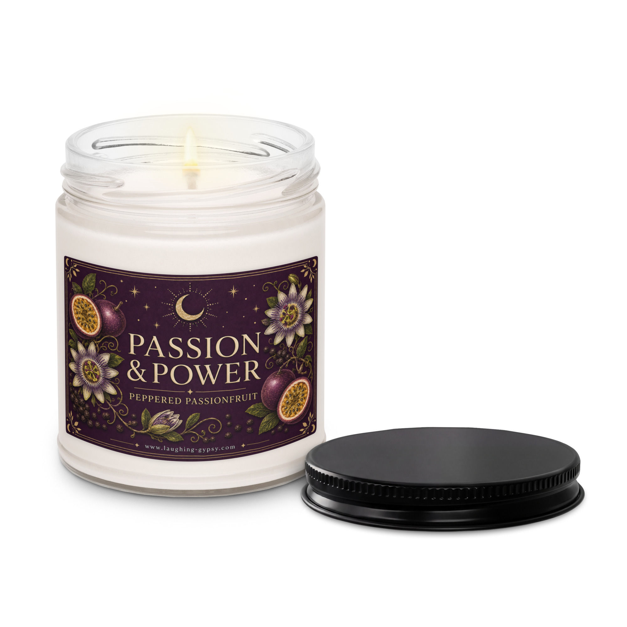 Passion & Power Soy Intention Candle | Peppered Passionfruit