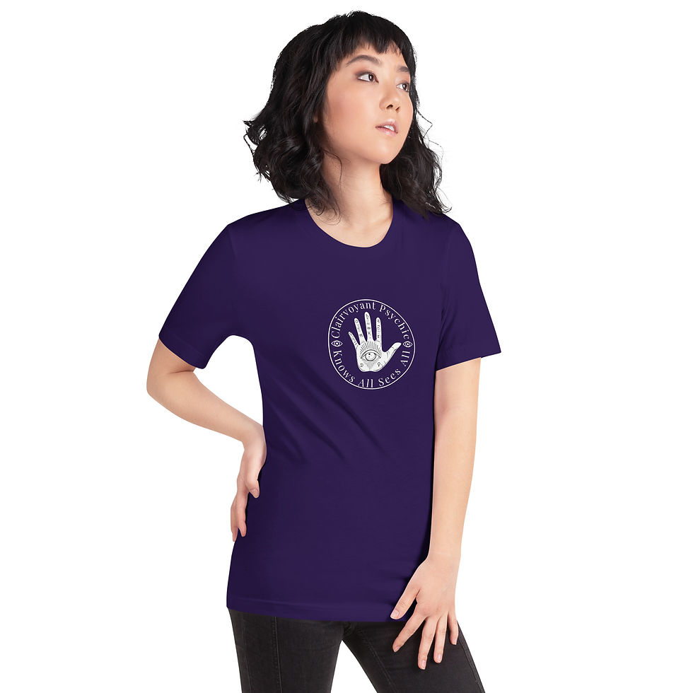 Thumbnail: Palmistry Psychic Unisex T-Shirt ✋🕯️