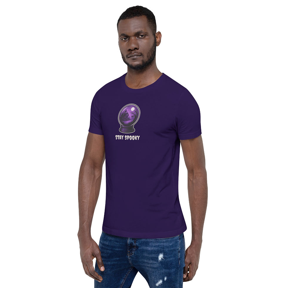 Thumbnail: Stay Spooky – Crystal Ball T-shirt 🔮👻🌙