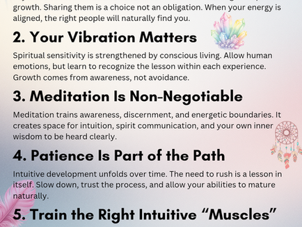 5 things psychics need to know