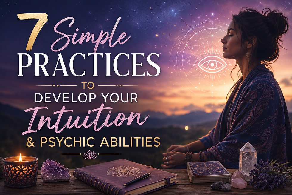 7 Simple Practices to Develop Your Intuition & Psychic Abilities