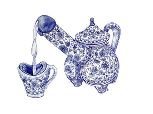 Afternoon tea
erotic
sex
penis
drawing
art
Biro drawing
artist
illustration
prints
home decor
wall art