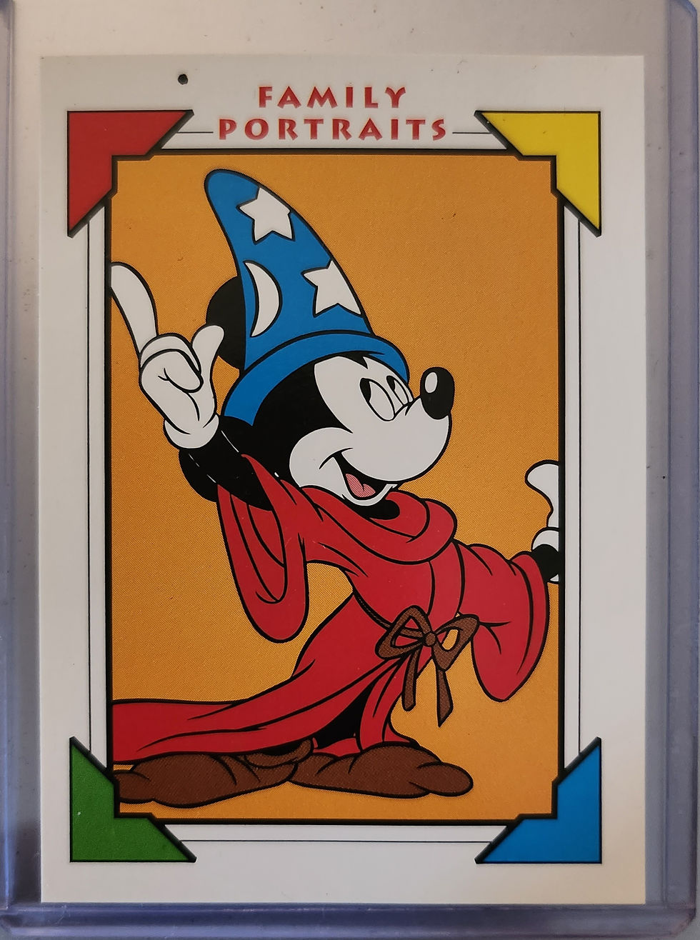 Disney World Tour and FamilyPortraits Collector Cards Mickey Mouse