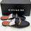 Thumbnail: Coach Sofi Leather Slide Black