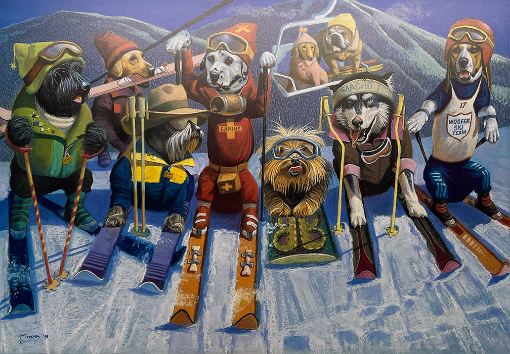 Bryan Moon: The Hotdoggers Print | Hand Signed | Excellent Never Framed