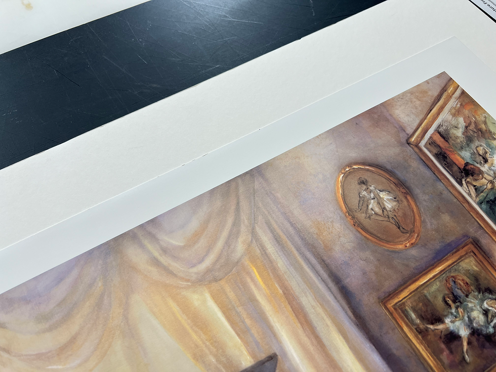 Thumbnail: Lena Liu: Music Room VII - Afternoon Repose Print | 926/5500 | Excellent