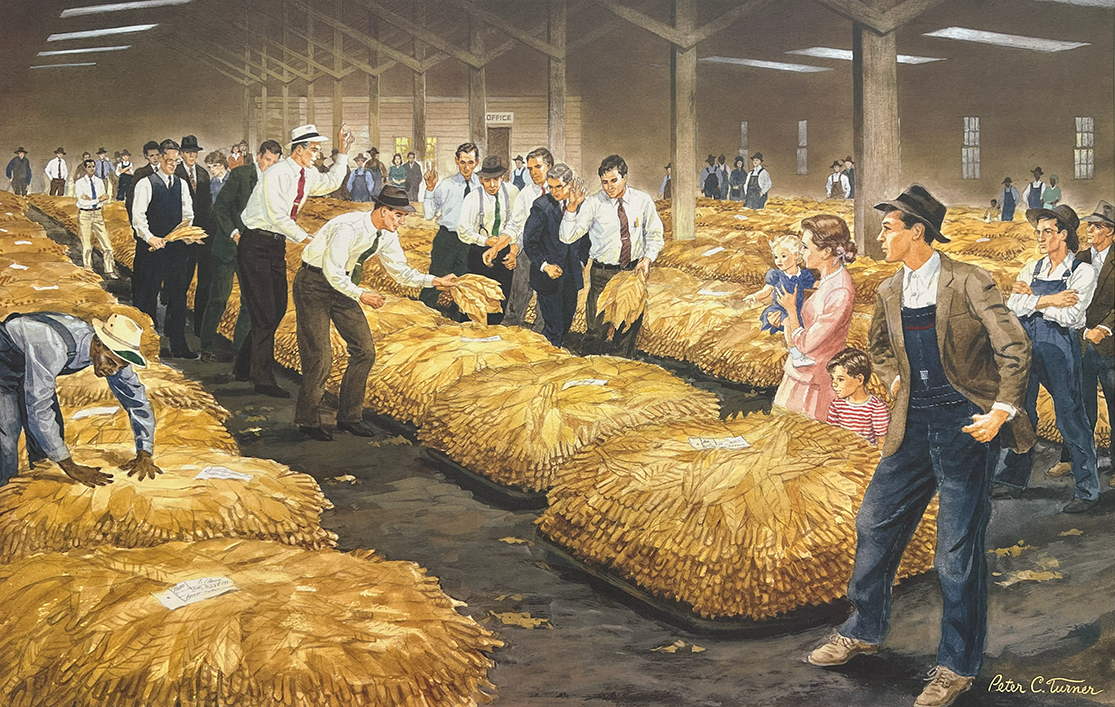 Peter C. Turner: Auction Day Print | 381/1000 | Mint Never Framed