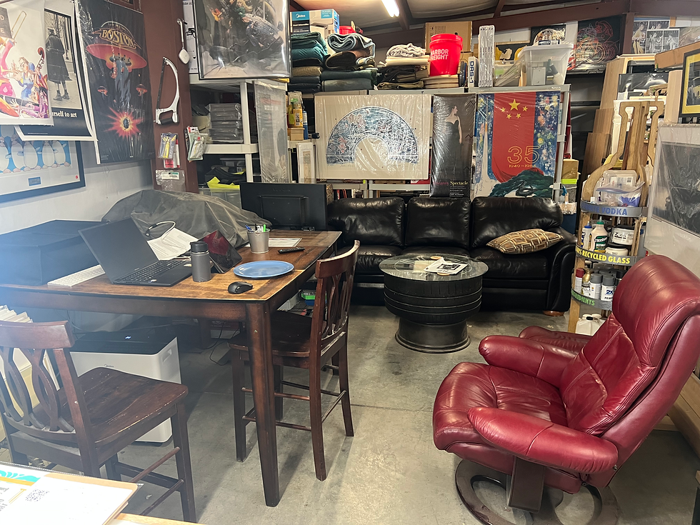 Seating area and computer work table