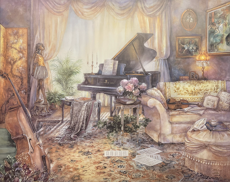 Lena Liu: Music Room VII - Afternoon Repose Print | 926/5500 | Excellent