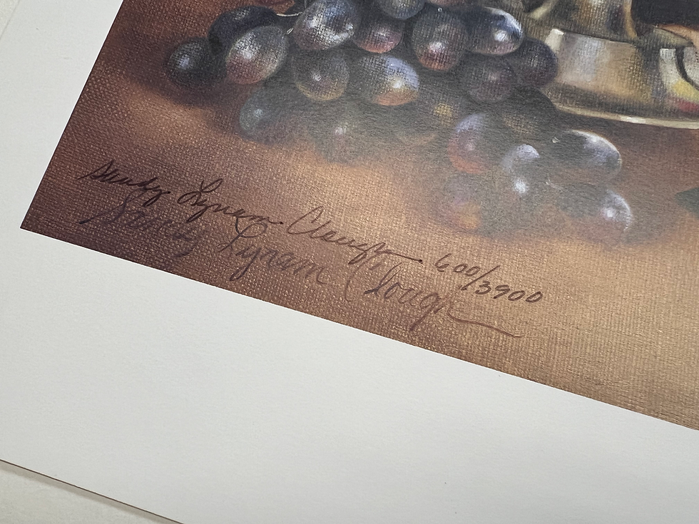 Thumbnail: Sandy Lynam Clough: In Everything Give Thanks Print | 600/3900 | Excellent