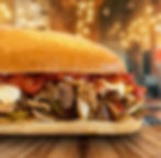 Hot Sausage Peppers & Onions Hero
