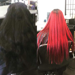 Years of Black box dye to Luminart Red candy