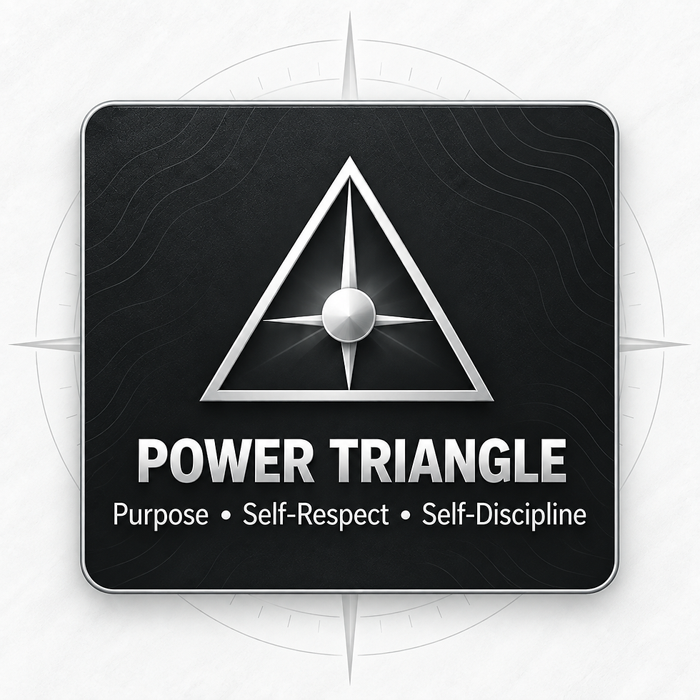 Power Triangle of Purpose, Self-Respect, and Self-Discipline in the Inside-Out Leadership framework