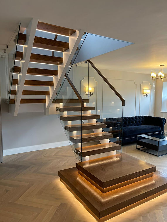LED Oak Stairs