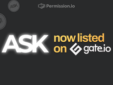 Permission’s $ASK Coin Listed on Gate.io Exchange