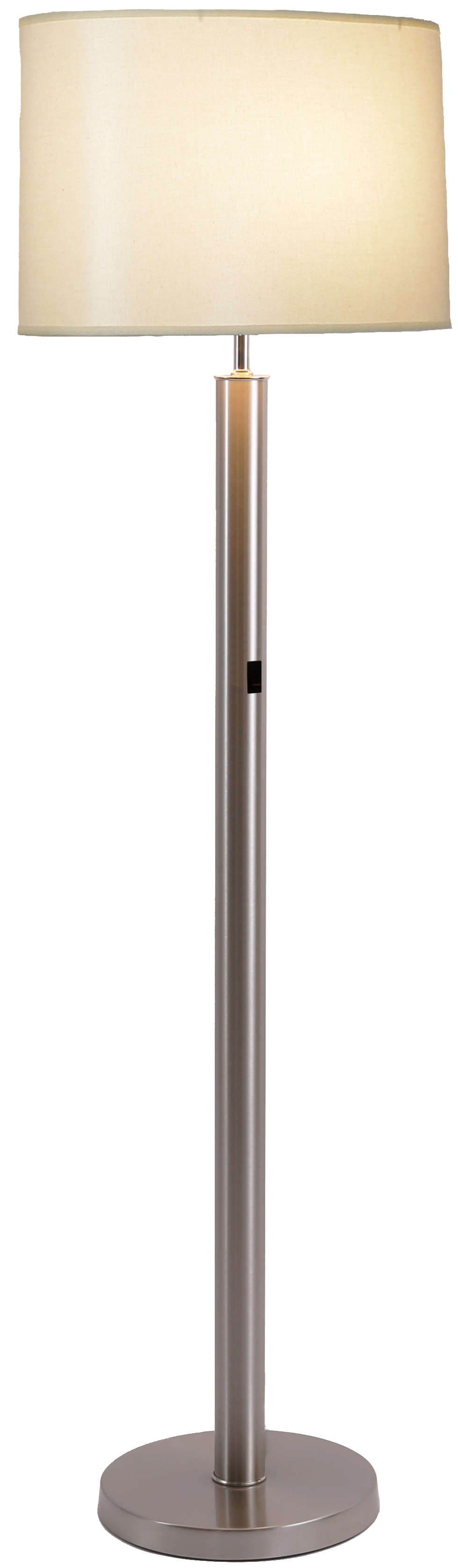 TriLam Oval Natural, Satin Nickel, Nickel accents