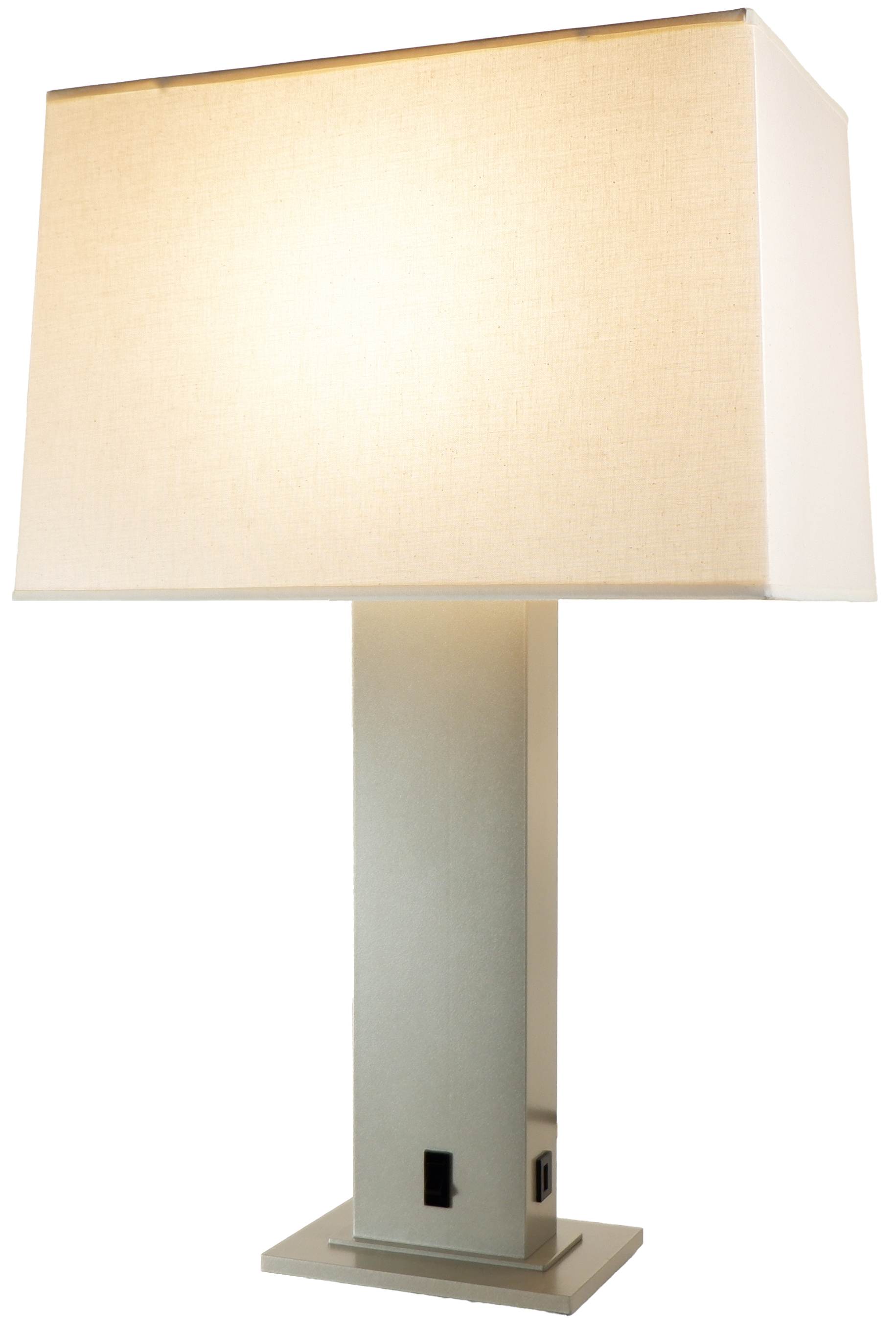 TriLam Rectangle, Silver Champagne, Freestanding