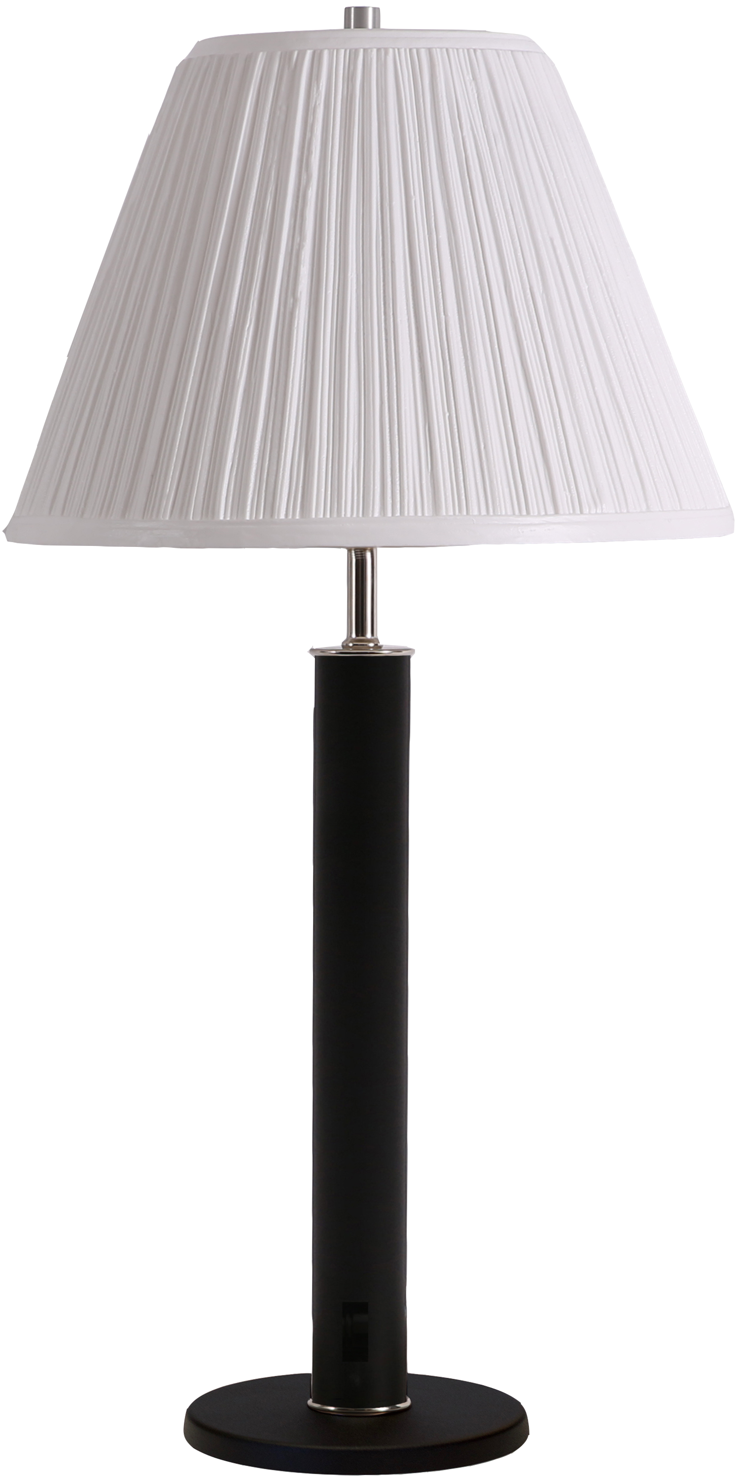 PolyMold Pleated, Midnight, Nickel accents