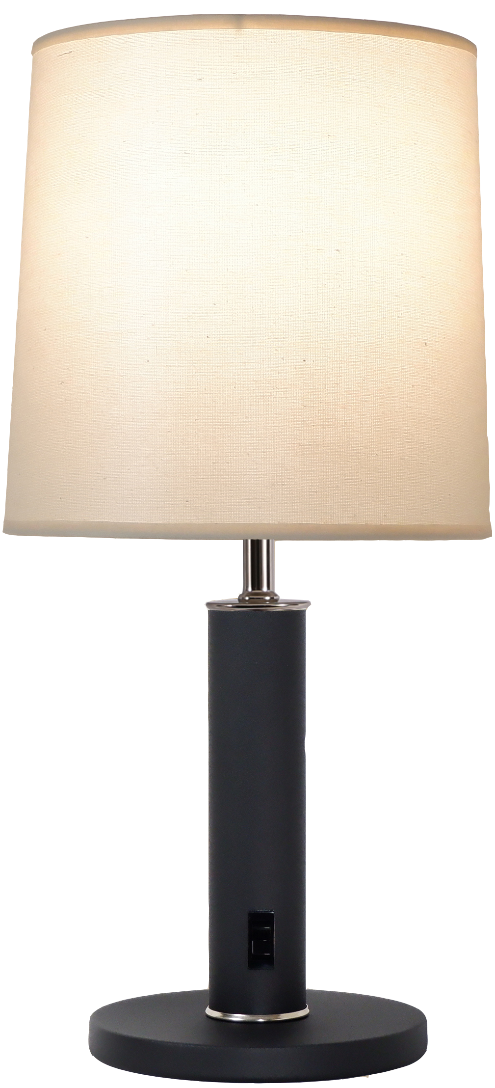 TriLam Drum, Midnight Black, Nickel accents