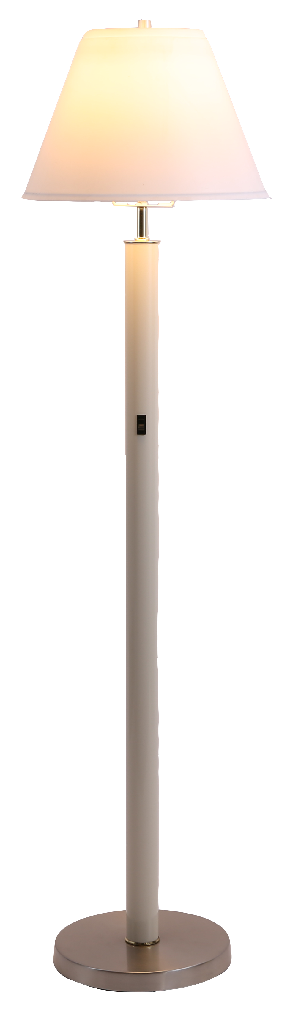 PolyMold Smooth, Cream, Satin Nickel base, Nickel accents