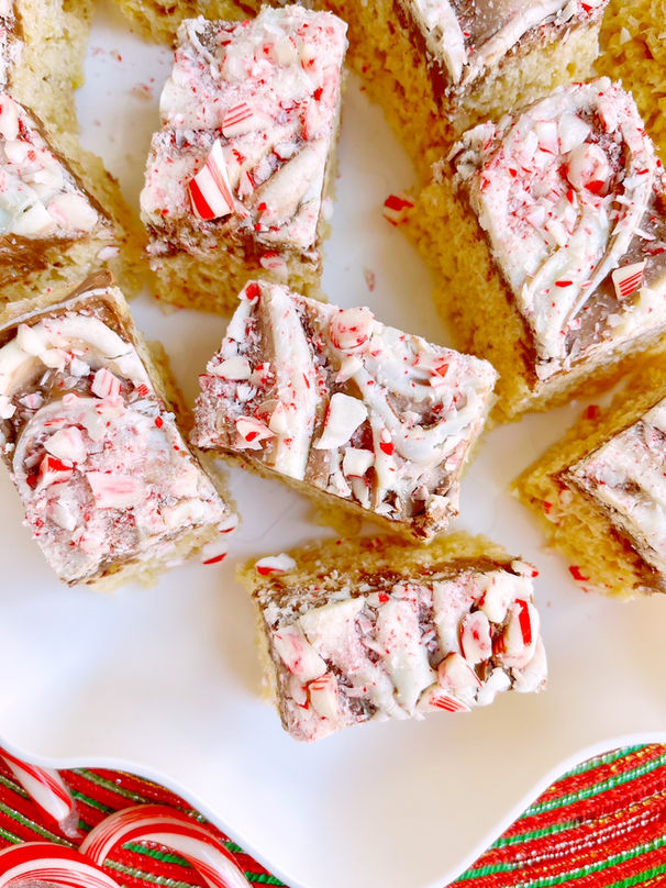 Peppermint Bark Rice Krispie Treats
