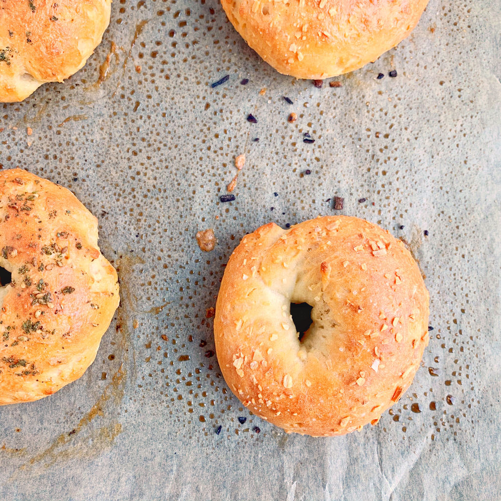 2 Ingredient Dough Onion Bagels