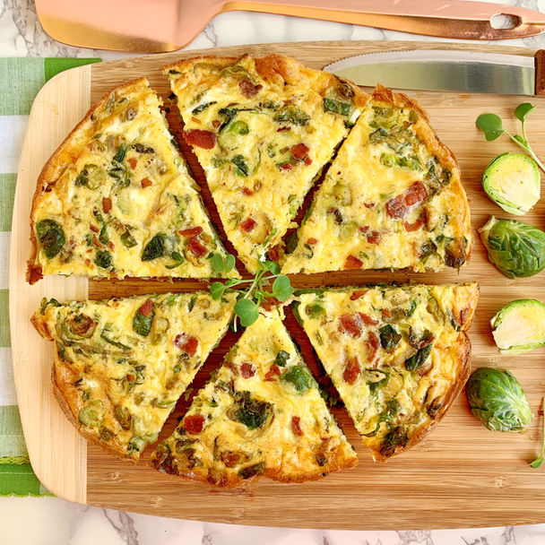 Bacon and Brussels Frittata