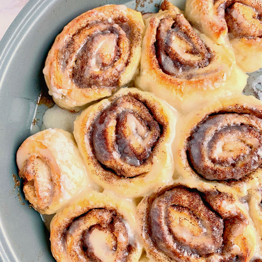 2 Ingredient Dough Cinnamon Rolls