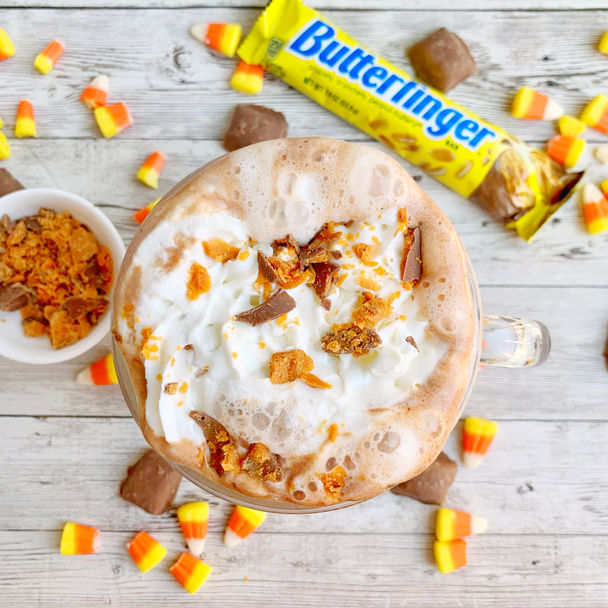 Butterfinger Hot Chocolate