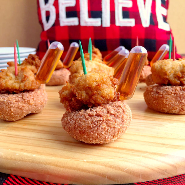 Chicken and Donut Bites